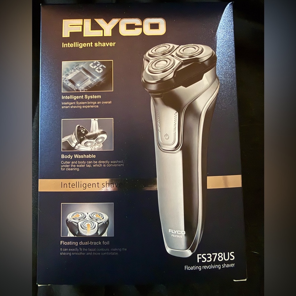 New Flyco Intelligent Shaver Model FS378US Dry and Wet Easy Use